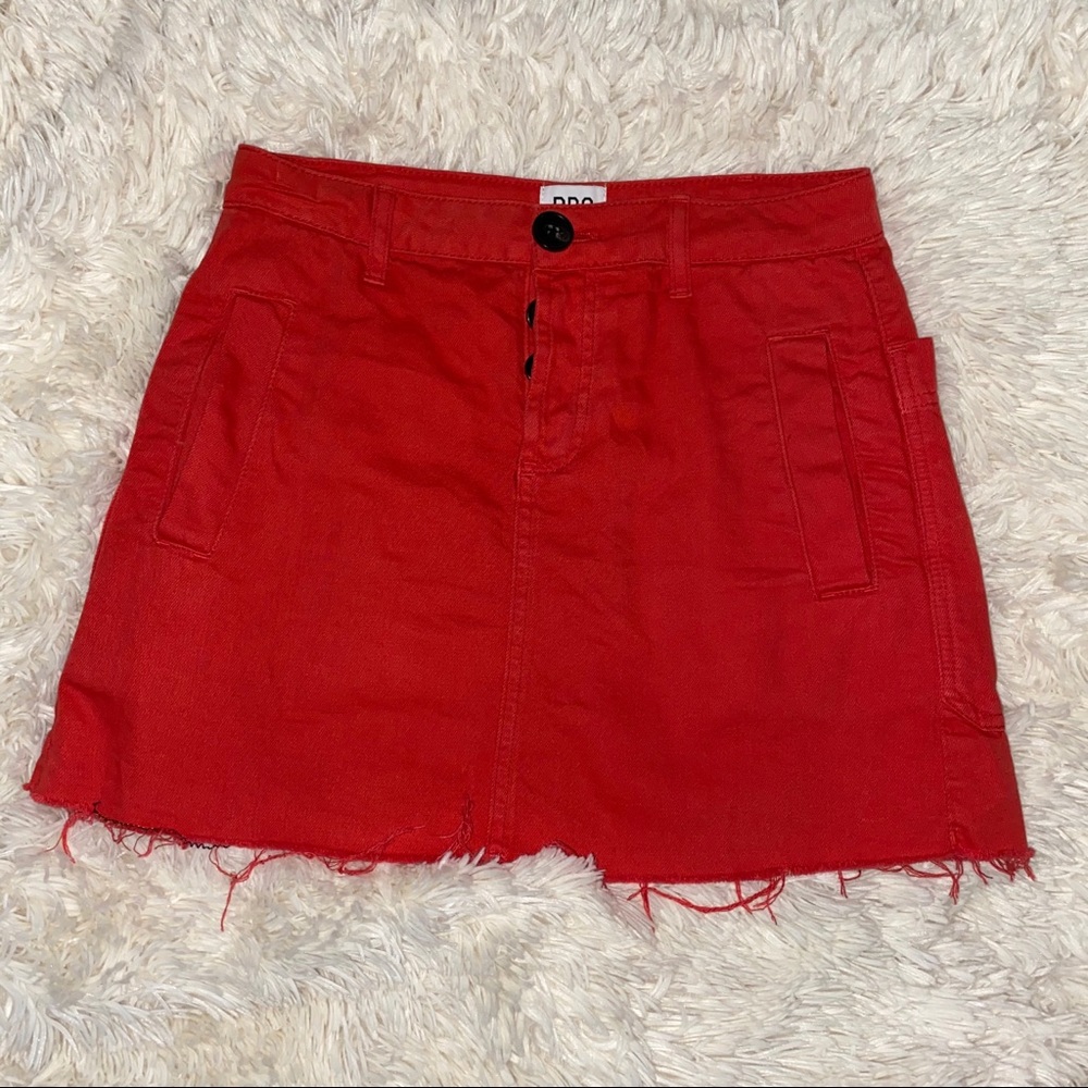 Bright Red Skirt